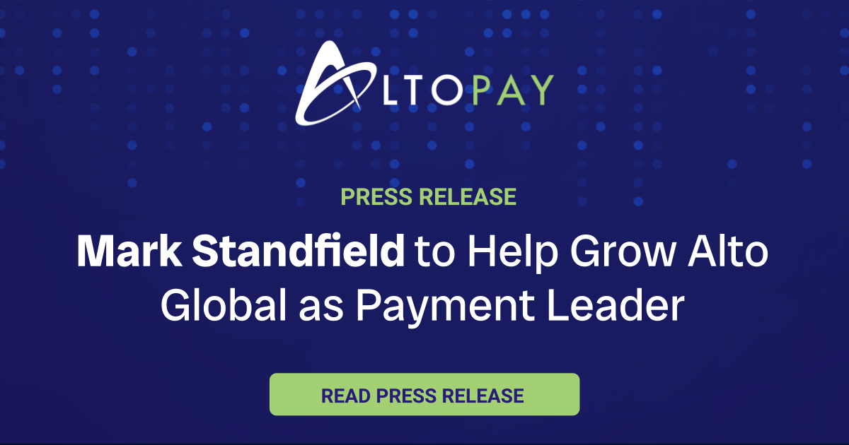 Mark Raffield Sba Payments Expert Mark Standfield Joins AltoPay
